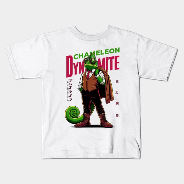 Chameleon Dynamite Kids T-Shirt by Lima's